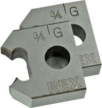 Резьбонарезные гребенки для ручного клуппа Rex 2RG Dies 20A Резьбонарезные гребенки для ручного клуппа Rex 2RG Dies 20A