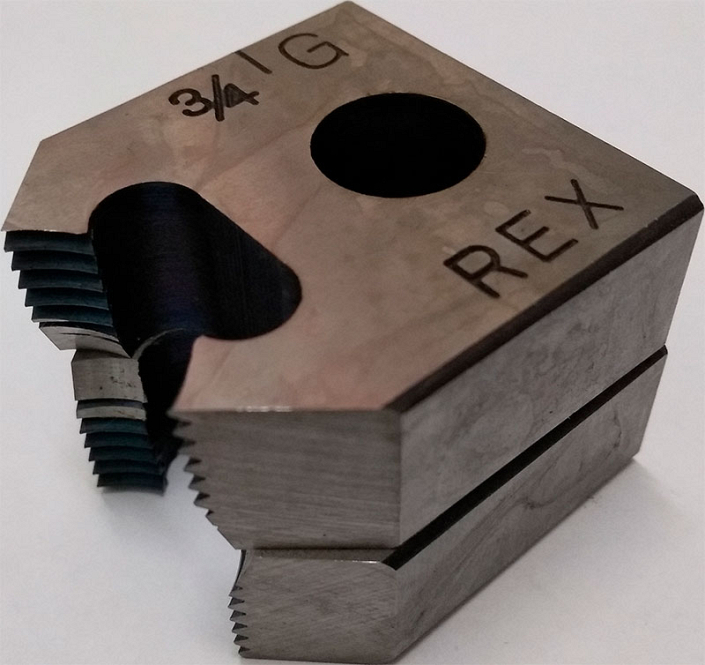 Резьбонарезные ножи для ручного клуппа Rex 2RG Dies 20A Резьбонарезные ножи для ручного клуппа Rex 2RG Dies 20A