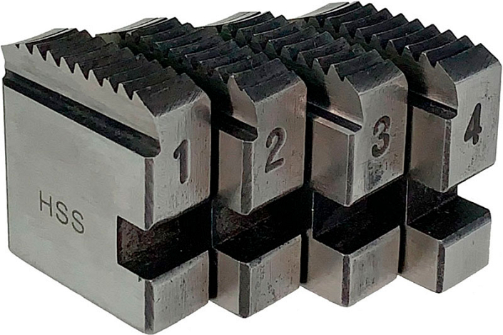 Резьбонарезные плашки для электрических клуппов Kern BSPT R HSS 1/2" Резьбонарезные плашки для электрических клуппов Kern BSPT R HSS 1/2"