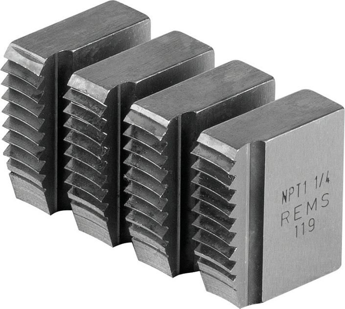 Резьбонарезные плашки Rems NPT 1 1/4" Резьбонарезные плашки Rems NPT 1 1/4"