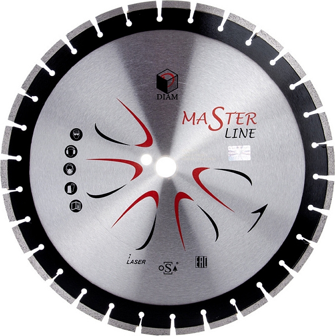 Сегментный алмазный круг Diam Master Line 1A1RSS Асфальт 450 мм Сегментный алмазный круг Diam Master Line 1A1RSS Асфальт 450 мм