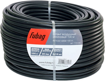 Шланг воздушный для компрессора Fubag 100 м, 10×15 мм Шланг воздушный для компрессора Fubag 100 м, 10×15 мм