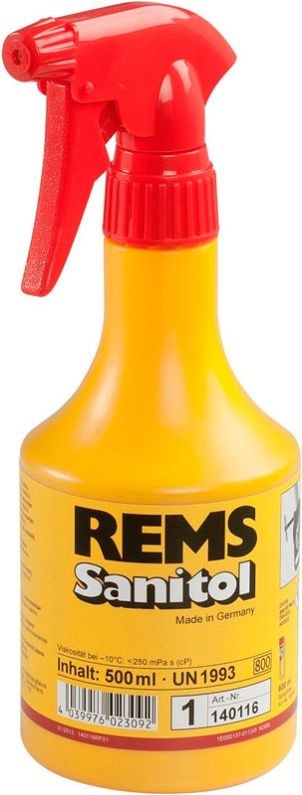Синтетическая смазка для нарезания резьбы Rems Sanitol 500 мл
