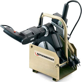 Торцеватель и нагреватель машины для сварки пластиковых труб Rothenberger Roweld P 160 B Professional