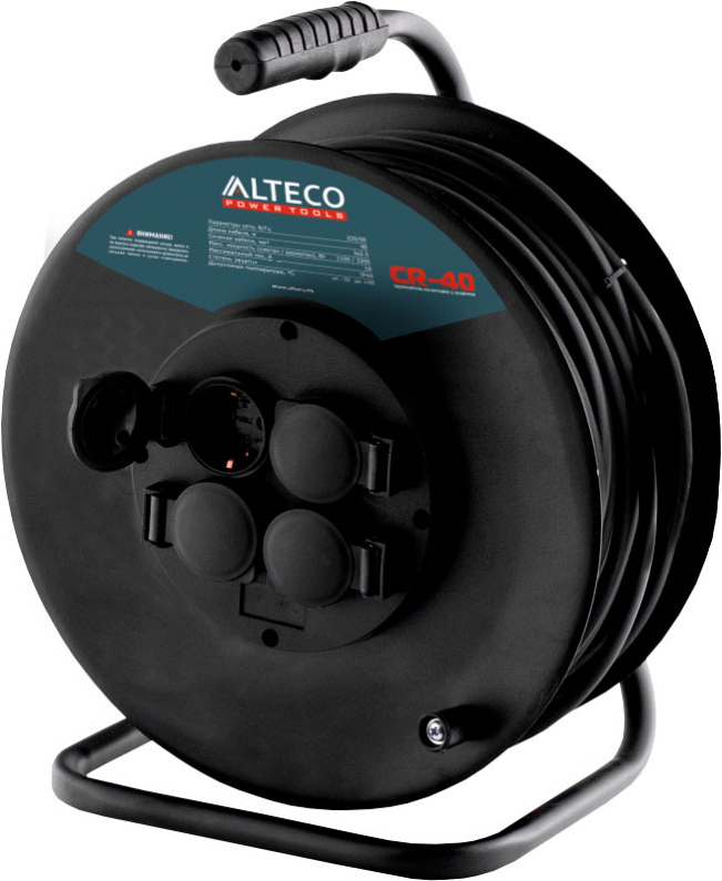 Удлинитель на катушке Alteco CR-40 Удлинитель на катушке Alteco CR-40