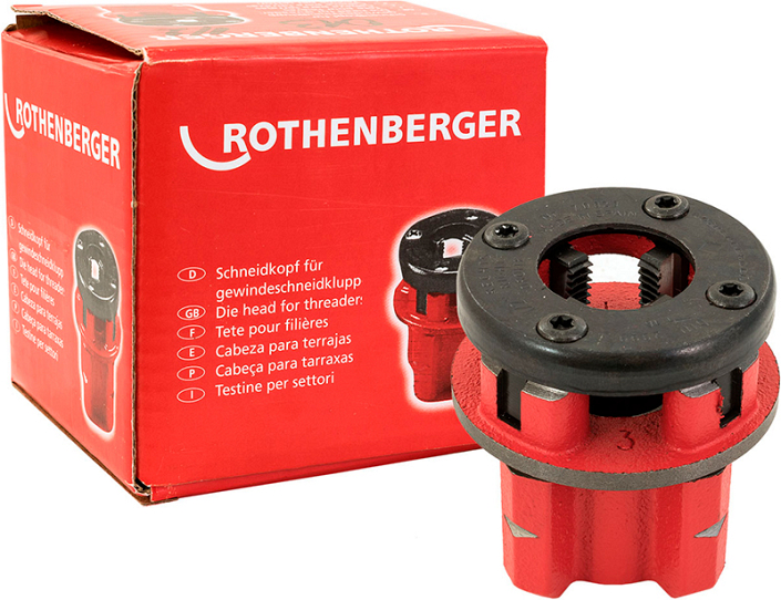 Упаковка резьбонарезной головки для клуппов Rothenberger Super Cut NPT 1/2" Упаковка резьбонарезной головки для клуппов Rothenberger Super Cut NPT 1/2"