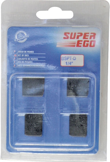 Упаковка резьбонарезных гребенок для клуппа Super-Ego BSPT R 1 1/2" Упаковка резьбонарезных гребенок для клуппа Super-Ego BSPT R 1 1/2"